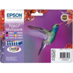 Epson Hummingbird Multipack 6-colours T0807 Claria Photographic Ink