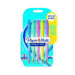 Papermate 2152934 Flexgrip Pastel 5 pack Black ink Retractable Ball Pen