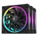 DeepCool FL12-3 in 1 Computer case Fan 12 cm Black 3 pc(s)