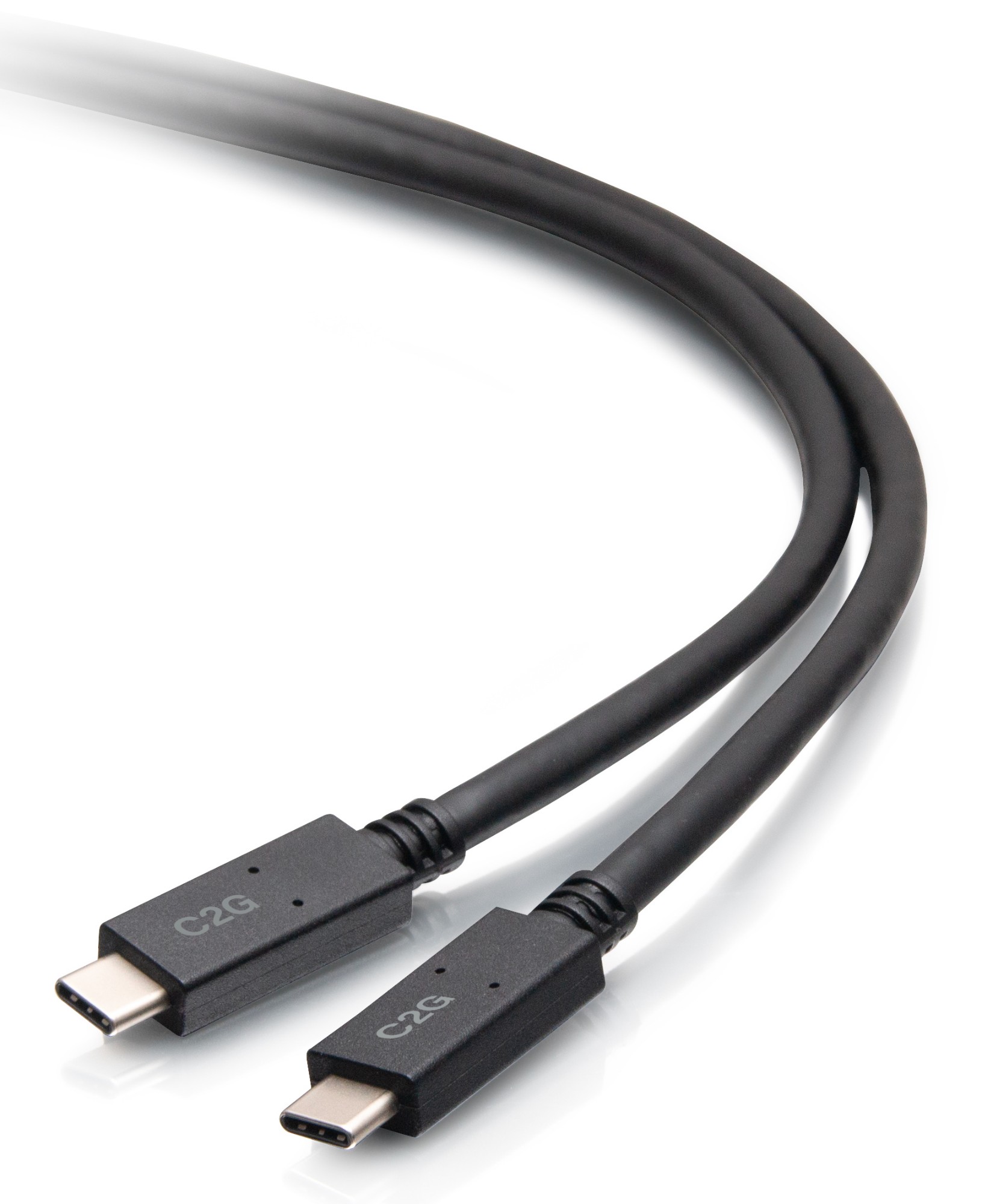 C2G 2m USB-C Male to USB-C Male Cable (20V 3A) - USB 3.2 Gen 1 (5Gbps)