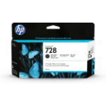 HP 3WX25A/728 Ink cartridge black matt 130ml for HP DesignJet T 830