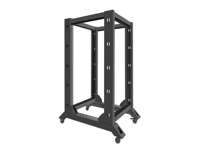 Image of Lanberg OR01-6822-B rack cabinet 22U Freestanding rack Black