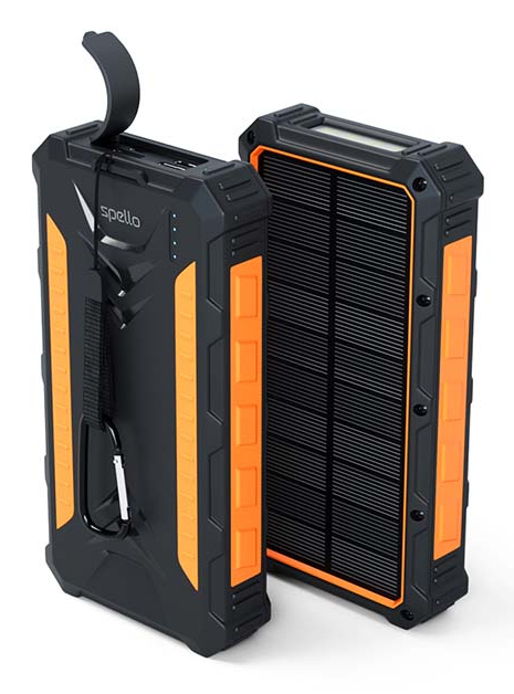 Epico Spello 24000 mAh Wireless charging Black. Orange