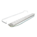 DeLOCK 19″ Keystone Patch Panel with 24 tiltable ports and strain relief