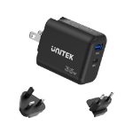 UNITEK P1119A mobile device charger Universal Black AC Fast charging Indoor