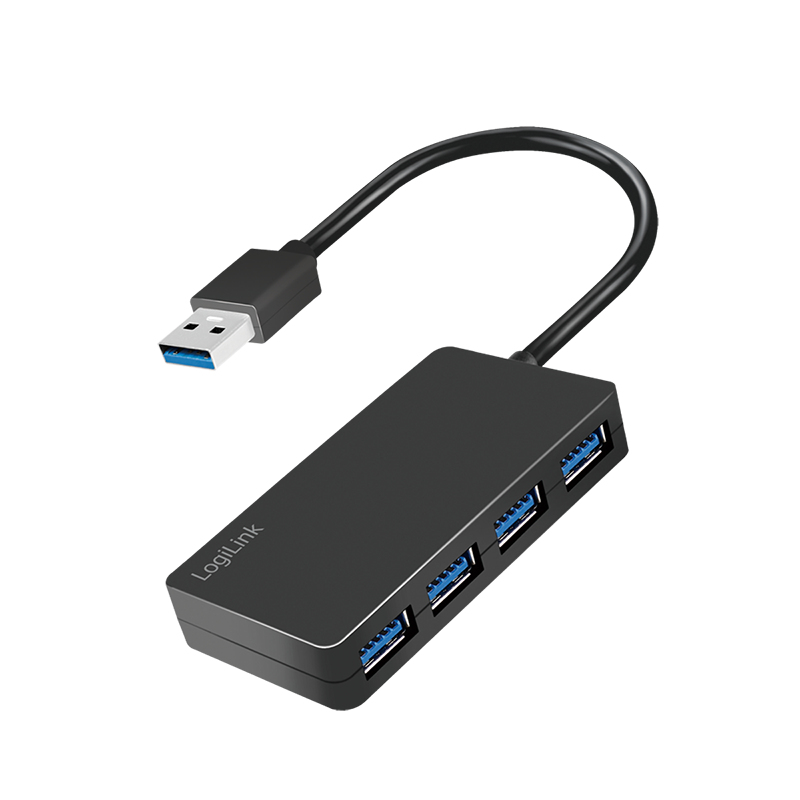 Image of LogiLink USB 3.2 Gen1, 4-port hub, black