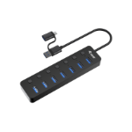 Equip 7-Port USB 3.2 Gen 1 Hub with Power Adapter