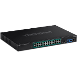 Trendnet TI-RP262i Managed L2 Gigabit Ethernet (10/100/1000) Power over Ethernet (PoE) 1U Black