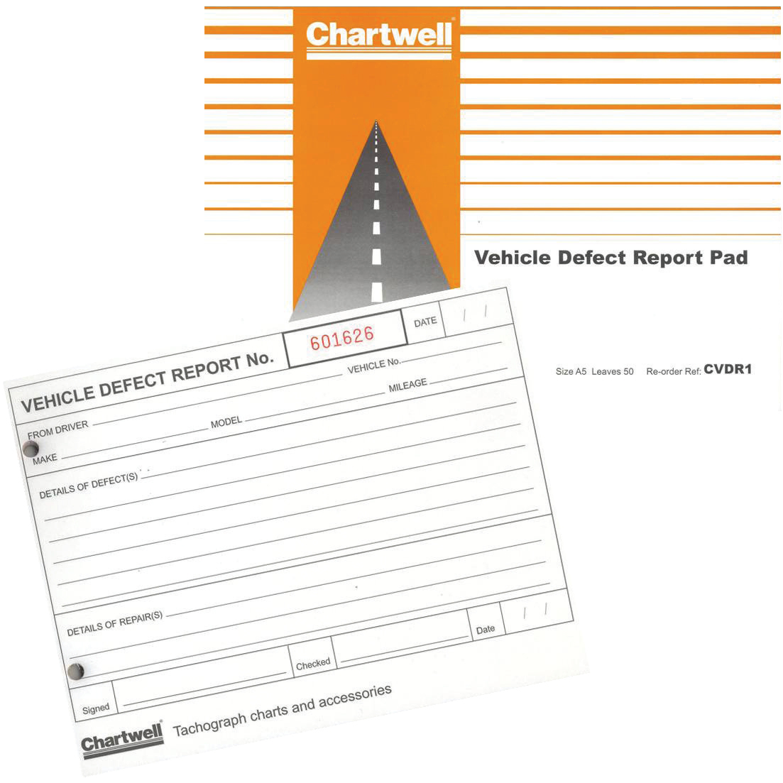 Chartwell Pad Tacho Vehicle DefectReport