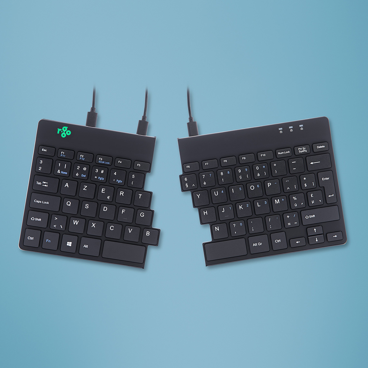 Image of R-Go Tools Split R-Go Break ergonomic keyboard, AZERTY (BE),...