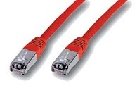 Image of Microconnect STP 1m CAT6 LSZH networking cable Red F/UTP (FTP)