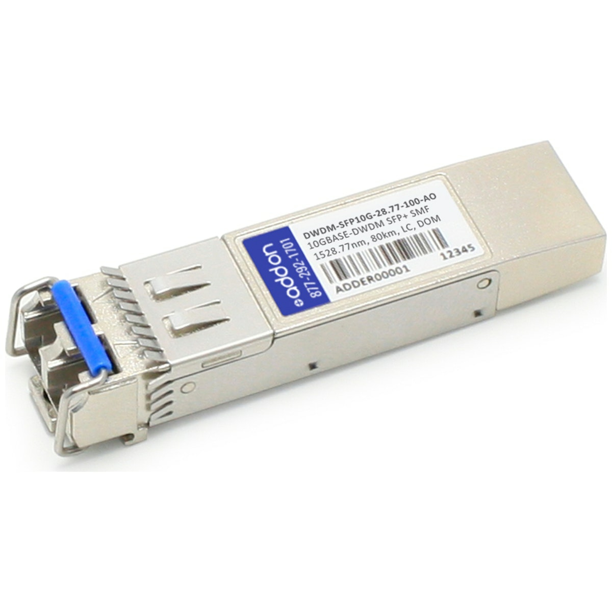 AddOn Networks DWDMSFP10G2877100-AO Compatible 10G SFP+ 100 km TAA Compliant Transceiver
