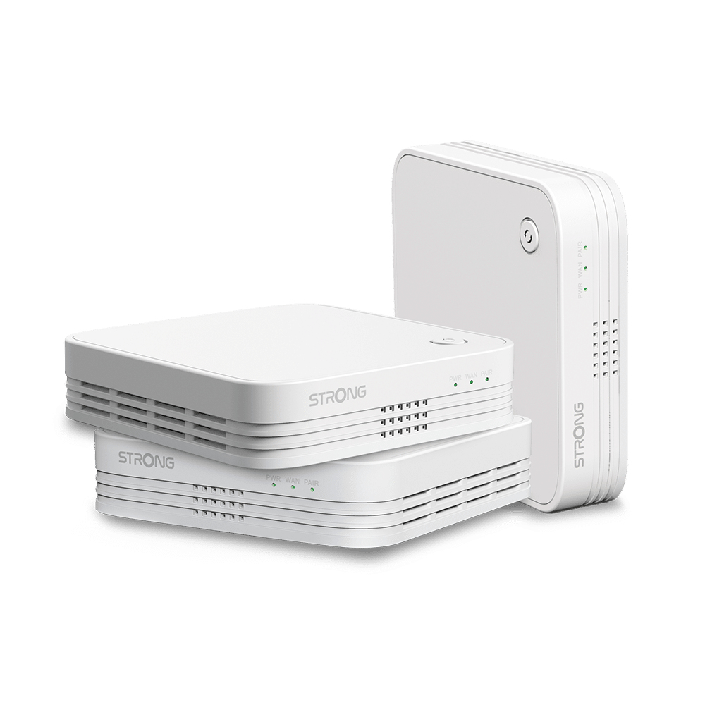 Image of Strong MESHTRI1200UK Dual-band (2.4 GHz / 5 GHz) Wi-Fi 5...