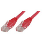 Microconnect Cat5e UTP 3m networking cable Red U/UTP (UTP)