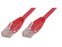 Microconnect Cat5e UTP 3m networking cable Red U/UTP (UTP)