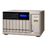 QNAP TS-1277 NAS Tower AMD Ryzen™ 5 1600 8 GB DDR4 QNAP Turbo System Bronze