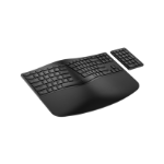 HP 960 - Tastatur-und-Tastenfeld-Set - kompakte Größe, 2-Zonen-Layout, separater Ziffernblock, kurzer Tastenhub, Multi-Device keyboard Home RF Wireless + Bluetooth Black