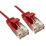 Cables Direct ERSLIM-101R networking cable Red 1 m Cat6 U/UTP (UTP)