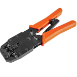 Astrotek 8 pins RJ-45 6 pins RJ-12 4 pins RJ-11 Crimper Cut Strip Crimping Tool Kit with Ratchet Orange Colour Hood RoHS ~CBC-RJ1245