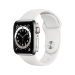 Apple Watch Series 6 40 mm OLED 4G Plata GPS (satélite)