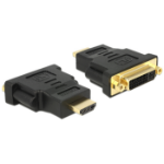 DeLOCK 65467 cable gender changer HDMI DVI 24+5 Black