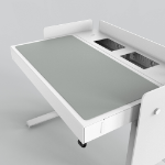 Heckler Design H922-4132 desk pad Linoleum Ash