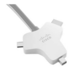 Cisco CAB-HDMI-MUL4K-2M= video cable adapter 2.5 m HDMI Type A (Standard) HDMI + Mini DisplayPort + USB Type-C Silver