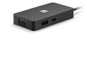 Image of Microsoft 1E4-00002 notebook dock/port replicator Black