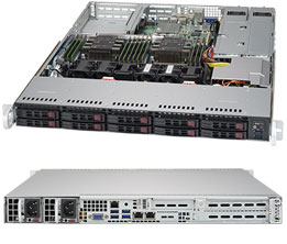 Supermicro SuperServer 1029P-WTRT Intel C622 LGA 3647 (Socket P) Rack (1U) Black