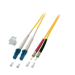 EFB Elektronik O0349.10 Glasvezel kabel 10 m LC DIN OS2 Geel