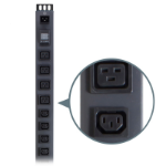 Serveredge Basic Metered Vertical 20 Port PDU(16) IEC C13 Output (4) IEC C19 Output (1) IEC C20 input W/ Local Current Monitor & 2m power cable W/ Captive Plug15A240V
