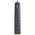 Belkin BV107030-04-BLK surge protector Black 7 AC outlet(s) 47.2" (1.2 m)