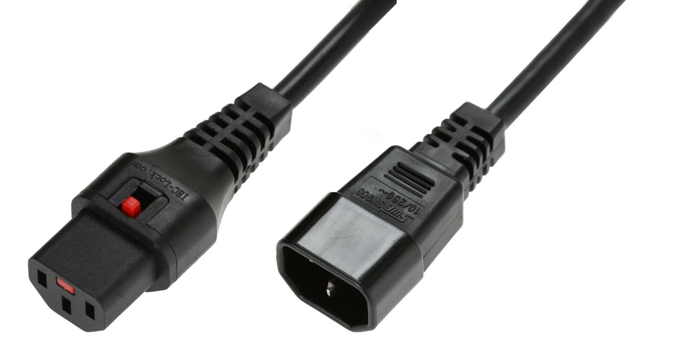 Microconnect Black Pc1003 Power Cable 1.5 M C13 Coupler C14 Coupler