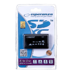 ESP eranza EA119 card reader Black USB 2.0