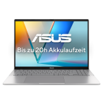 ASUS Vivobook S3607CA-SH115W Intel Core Ultra 7 255H Laptop 40.6 cm (16") WUXGA 16 GB DDR5-SDRAM 1 TB SSD Wi-Fi 6 (802.11ax) Windows 11 Home German Silver