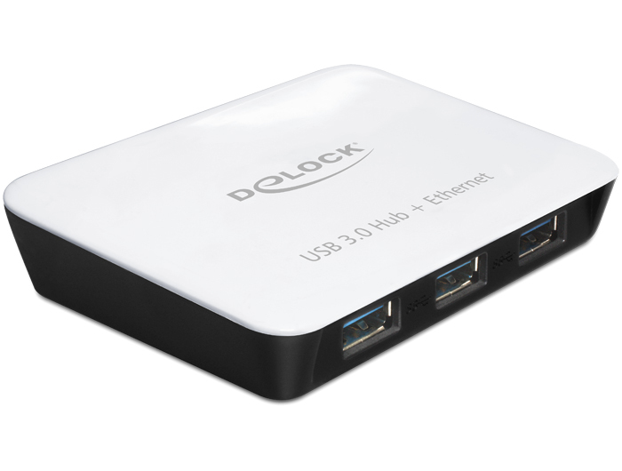 Image of DeLOCK 62431 interface hub 5000 Mbit/s Black, White