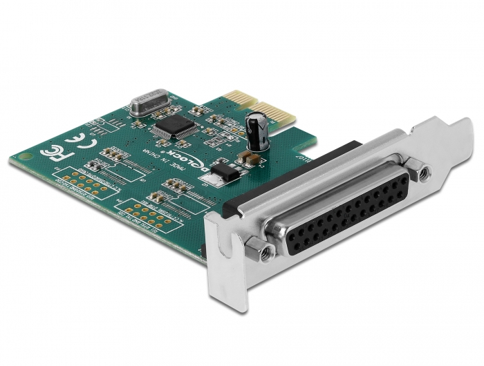 90412 DELOCK Parallel-Adapter - PCIe 1.1 Low-Profile