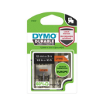 DYMO D1 - Durable Étiquettes - noir na laranja - 12mm x 3m