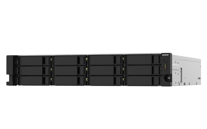 QNAP TS-1232PXU-RP NAS Rack (2U) Nätverksansluten (Ethernet) Svart Alpine AL-324
