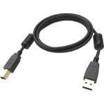 Vision TC 1MUSB/BL USB cable 1 m USB 2.0 USB B USB A Black