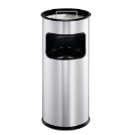 Durable 333023 trash can 17 L Round Metal Silver