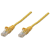 Intellinet Network Patch Cable, Cat5e, 0.5m, Yellow, CCA, U/UTP, PVC, RJ45, Gold Plated Contacts, Snagless, Booted, Lifetime Warranty, Polybag