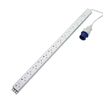 Videk PDU Vertical 15 x UK Mains Sockets to 32 Amp Commando Plug 3Mtr
