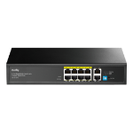 Cudy GS1010PE network switch Unmanaged Gigabit Ethernet (10/100/1000) Power over Ethernet (PoE) Black