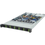 GIGABYTE R164-SG5-AAV1 server barebone LGA 4710 Rack (1U) Black, Steel