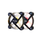 In Win Polaris RGB Aluminium Computer behuizing Ventilator 12 cm Zwart, Wit