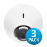 Ubiquiti UniFi Protect Dome Camera UVC-G4-DOME 3 Pack, 4MP, Vandal-Resistant (IK08), Weatherproof (IPx4), Integrated IR LEDS, Metal Housing, 2 Yr Warr