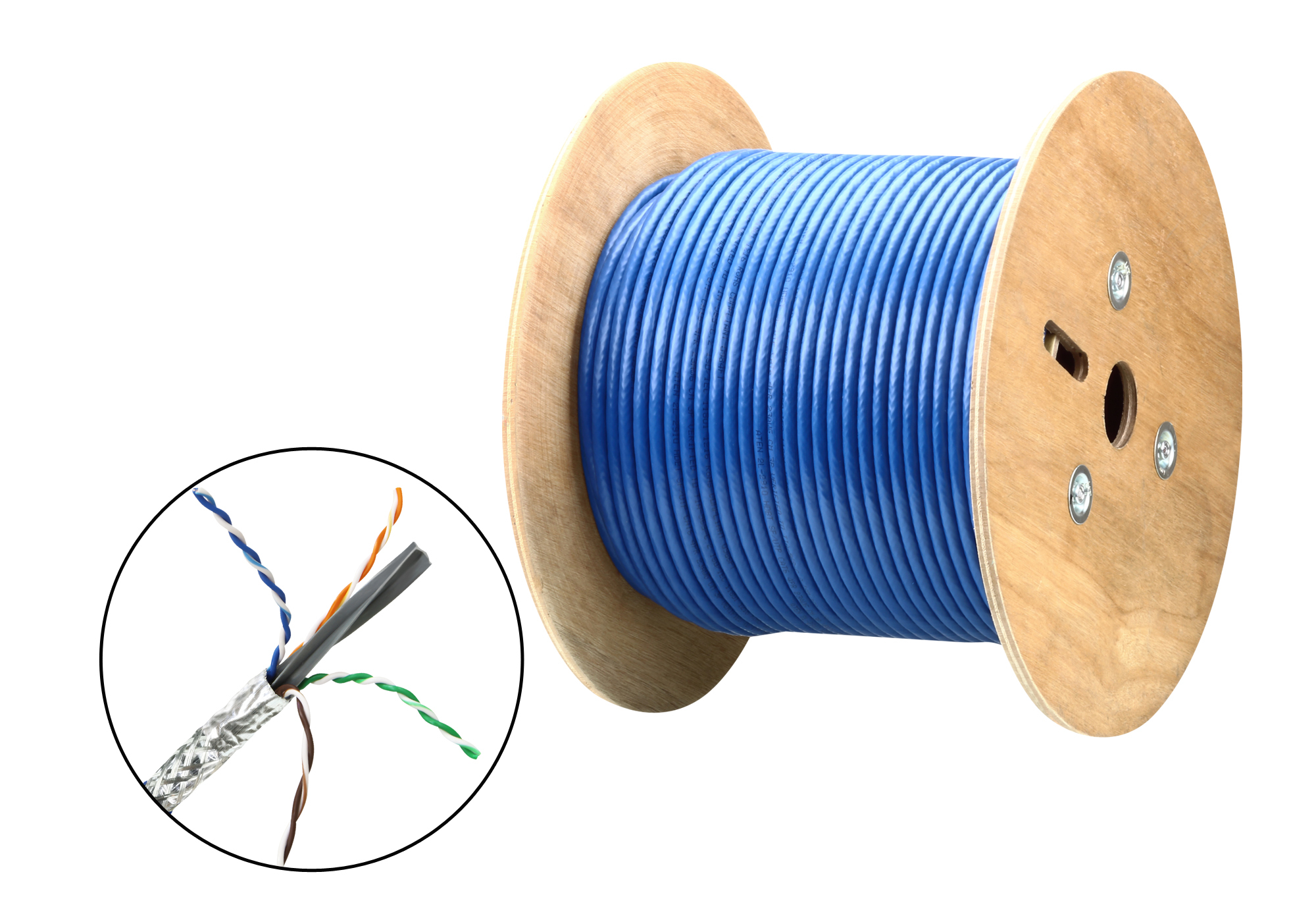 ATEN HDBaseT SF/UTP CAT 6 Cable; 305M, Frequency up to 400 MHz