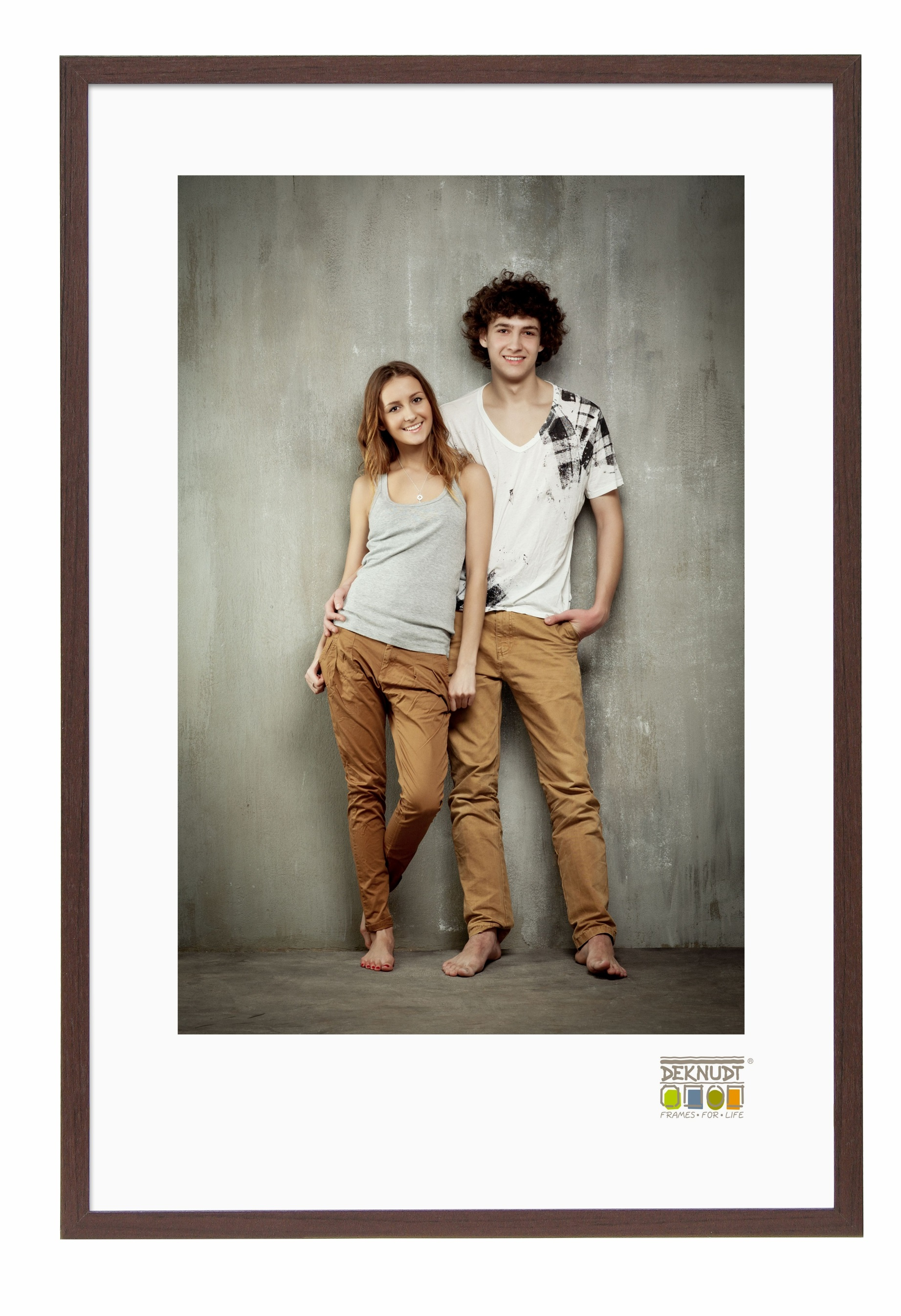 Image of Deknudt S44CH4 - MDF Wood - Brown - Single picture frame - 30 x 45...