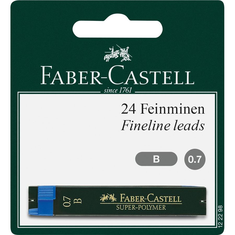 Faber-Castell 122298 lead refill B Black